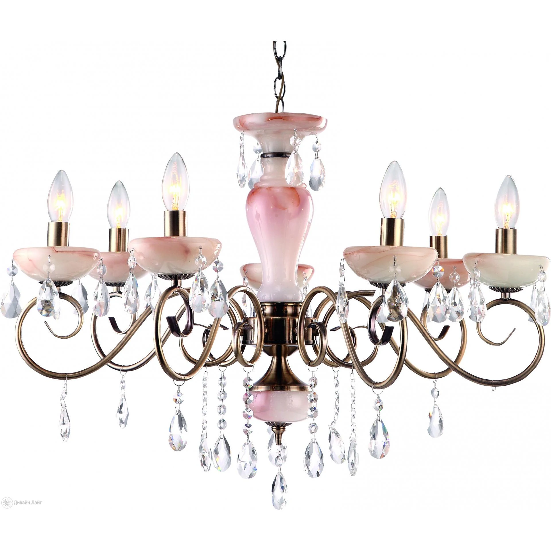 Подвесная люстра ARTE Lamp ONYX RED A9591LM-7AB