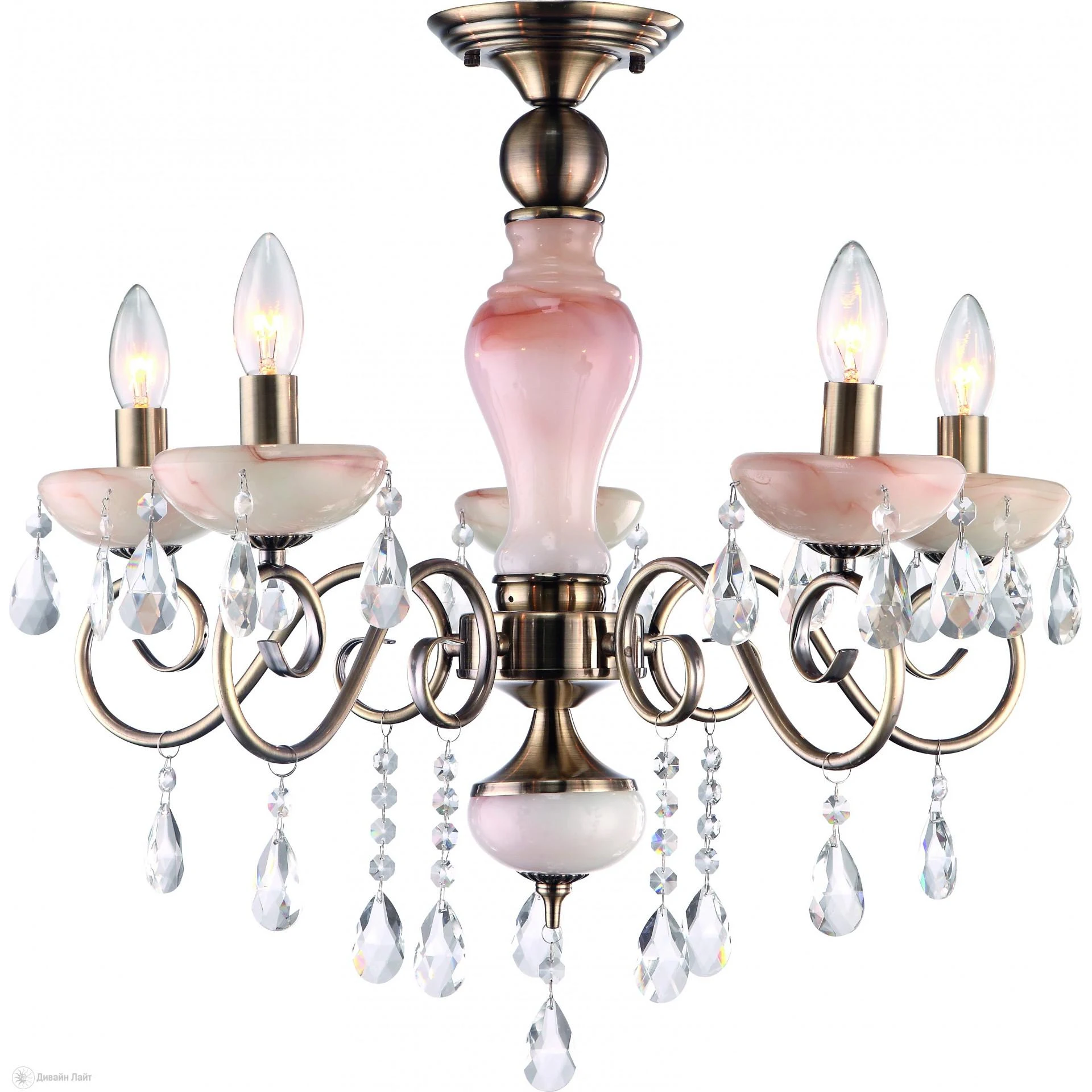 Люстра на штанге ARTE Lamp ONYX RED A9591PL-5AB