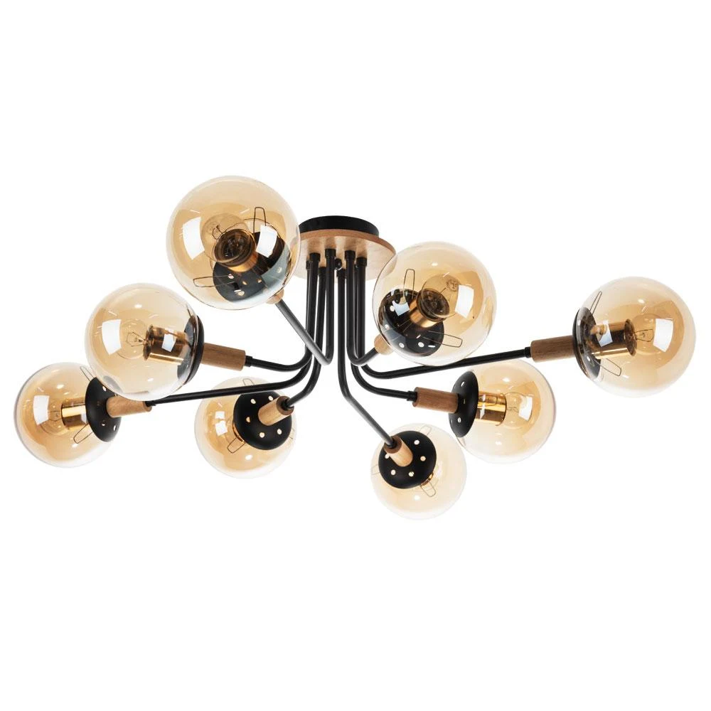 Люстра на штанге ARTE Lamp OXFORD A2716PL-8BK