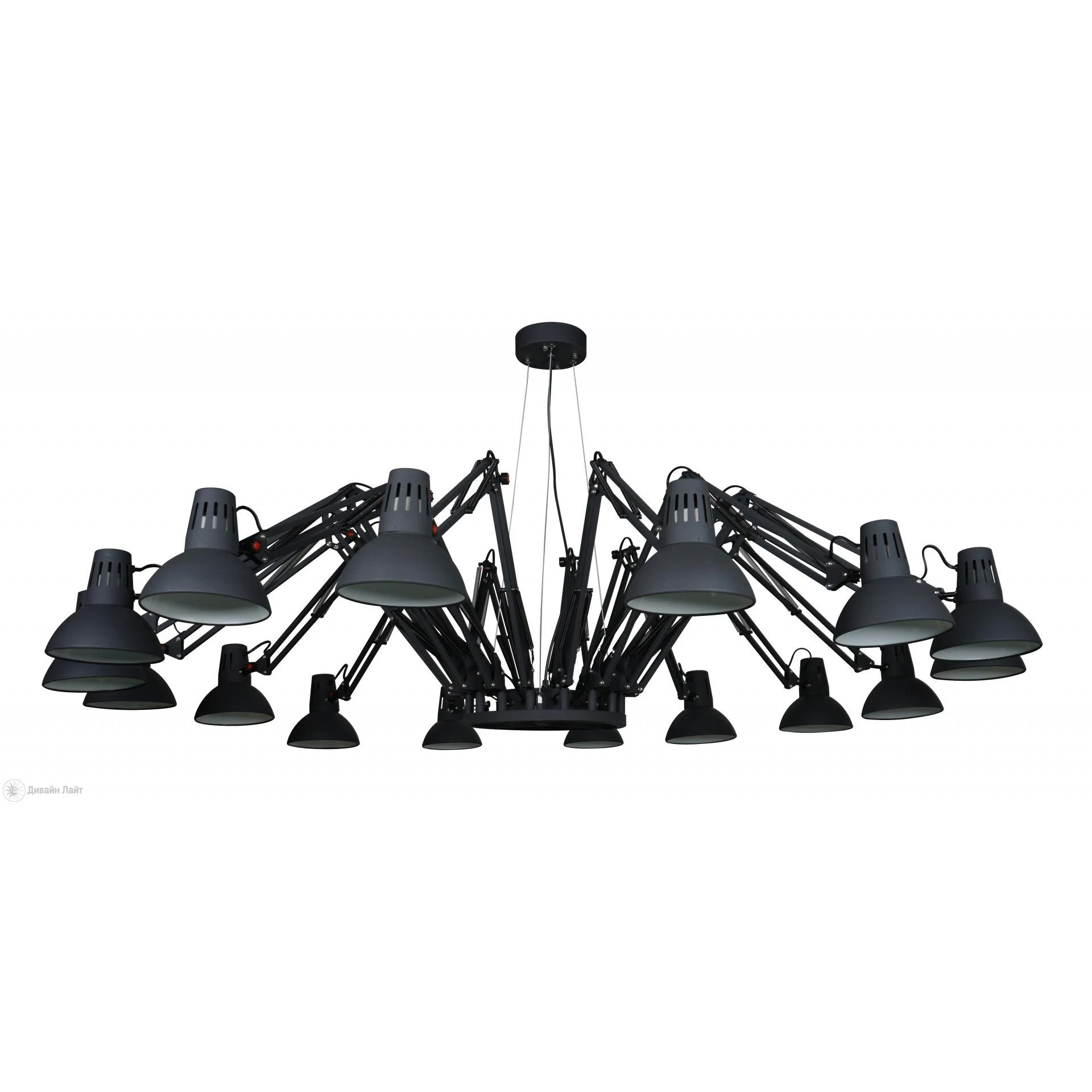 Подвесная люстра ARTE Lamp RAGNO A2043SP-16BK