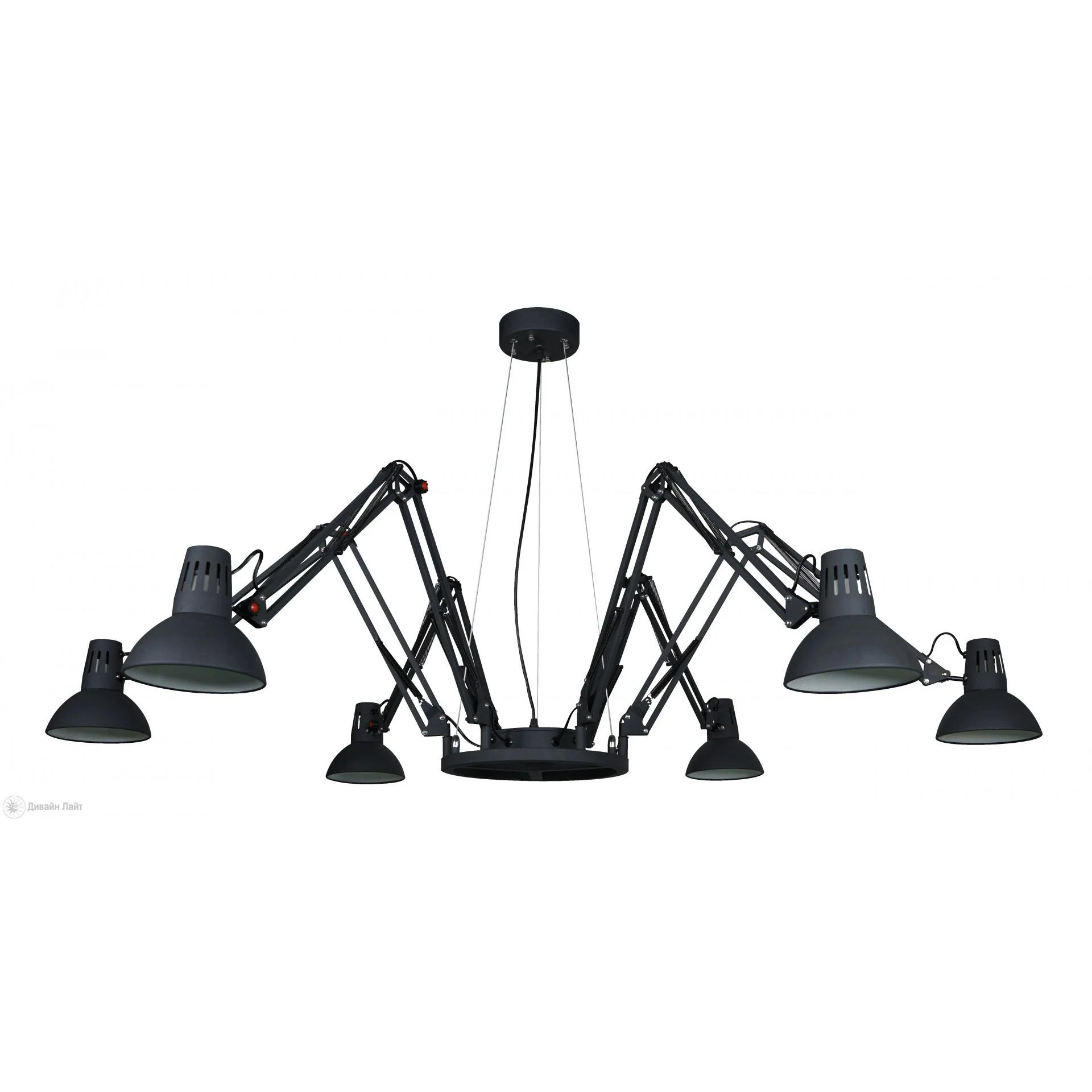 Подвесная люстра ARTE Lamp RAGNO A2043SP-6BK