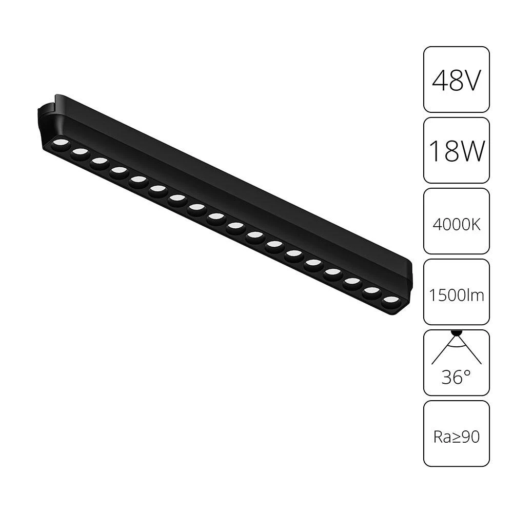 Светильник на шине ARTE Lamp RAPID A6169PL-1BK