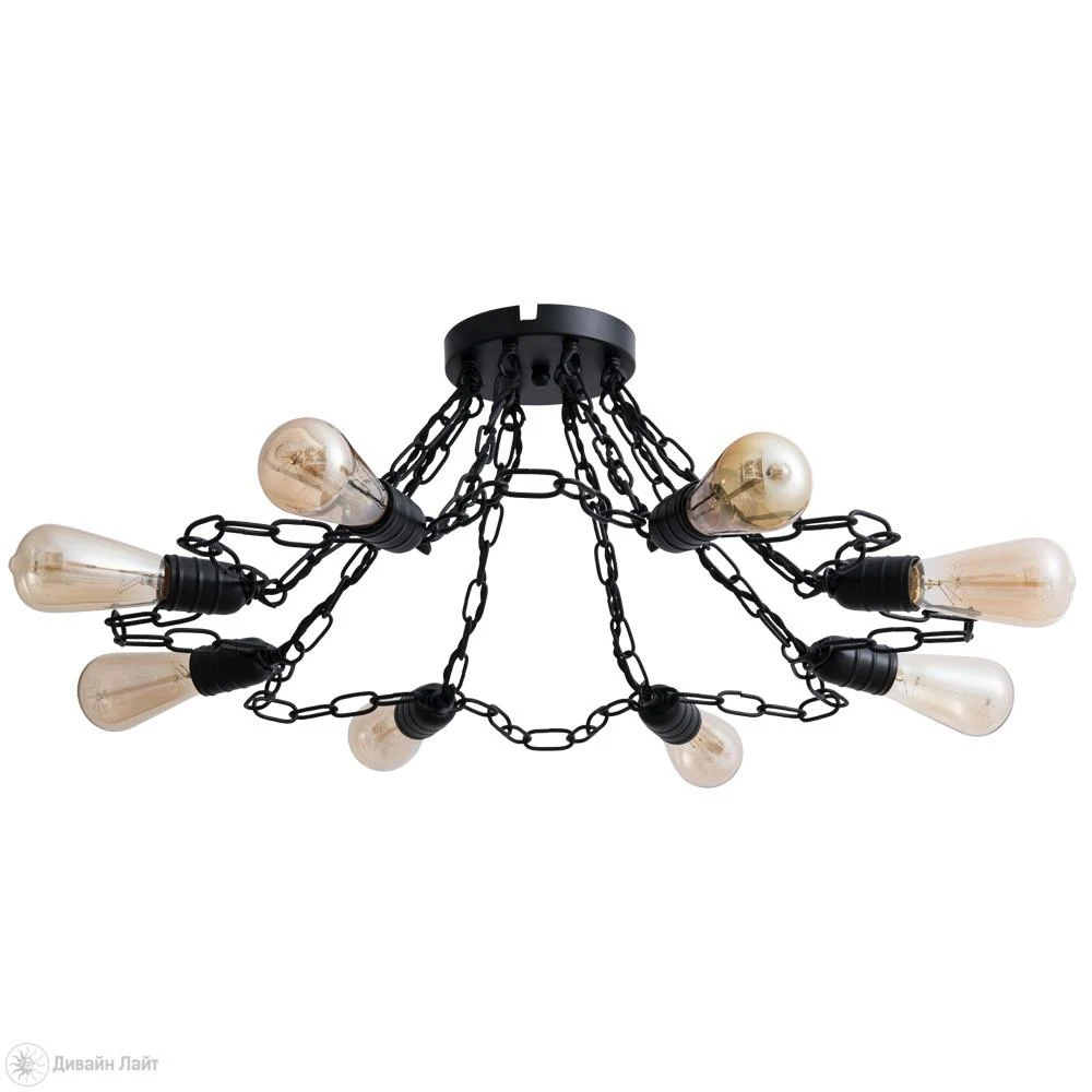 Накладная люстра ARTE Lamp RIVERRUN A9344PL-8BK