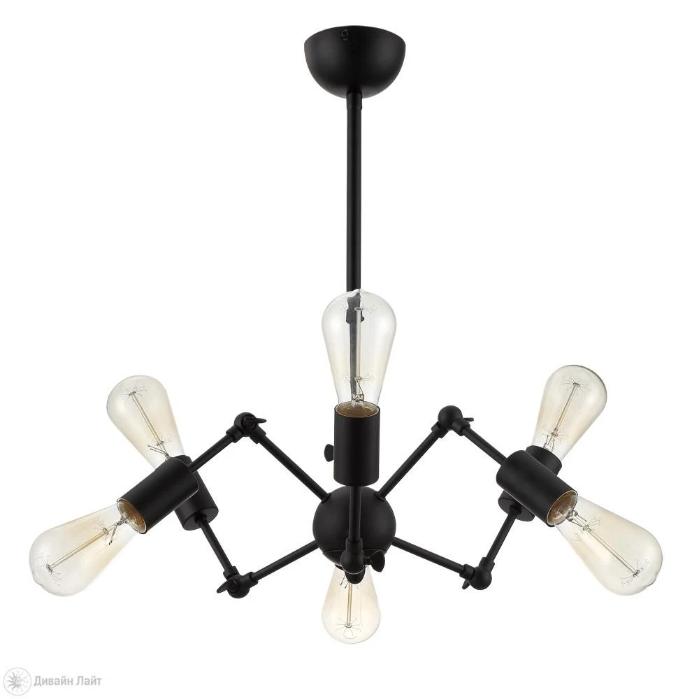 Люстра на штанге ARTE Lamp Roots A9190LM-6BK