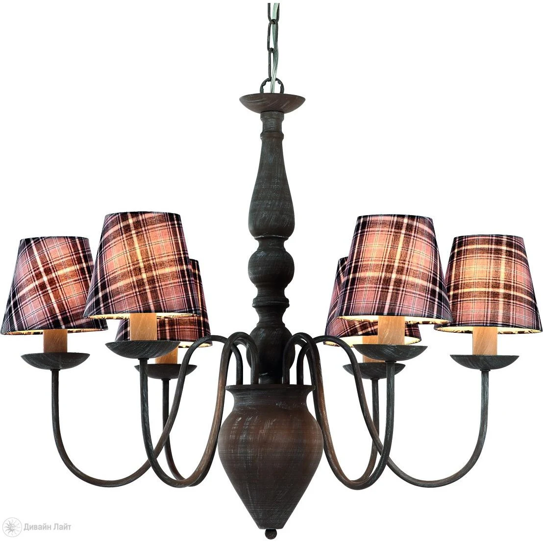 Подвесная люстра ARTE Lamp SCOTCH A3090LM-6GY