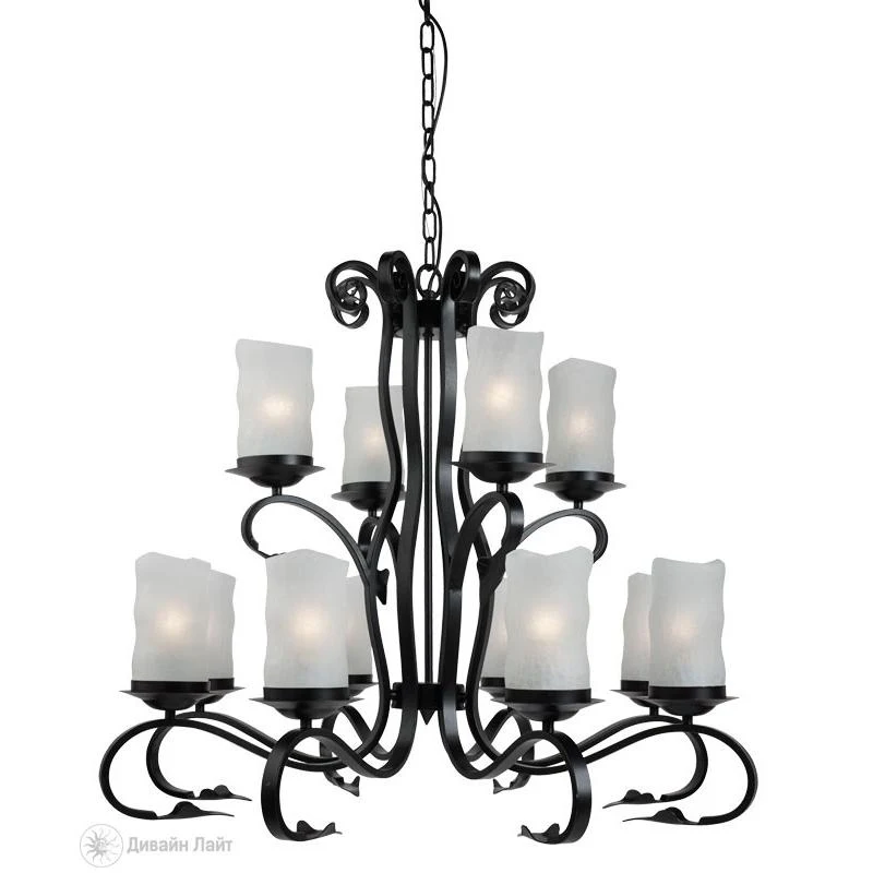Подвесная люстра ARTE Lamp SCROLL A7915LM-8-4BK