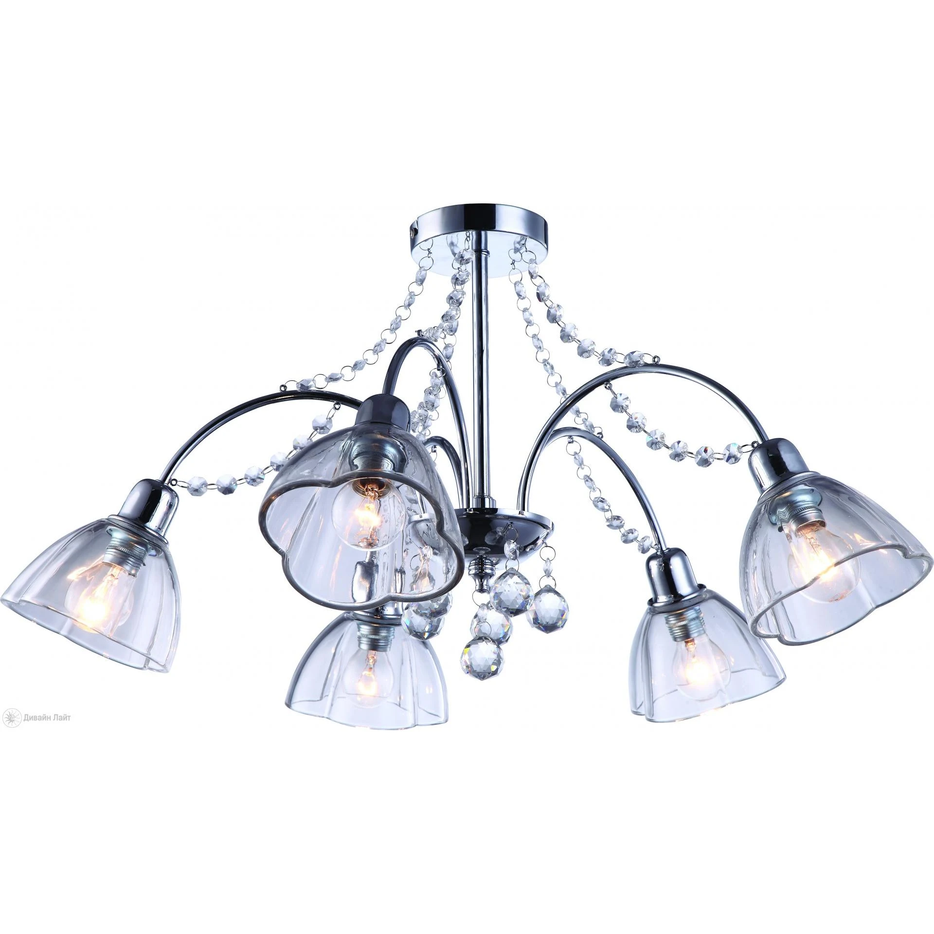 Люстра на штанге ARTE Lamp SILENZIO A9559PL-5CC