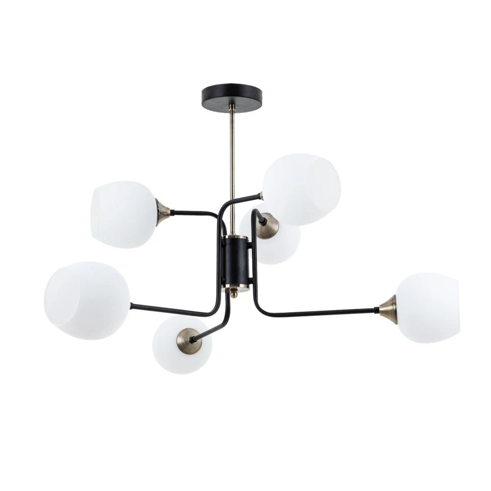 Люстра на штанге ARTE Lamp SKAT A3564PL-6BK