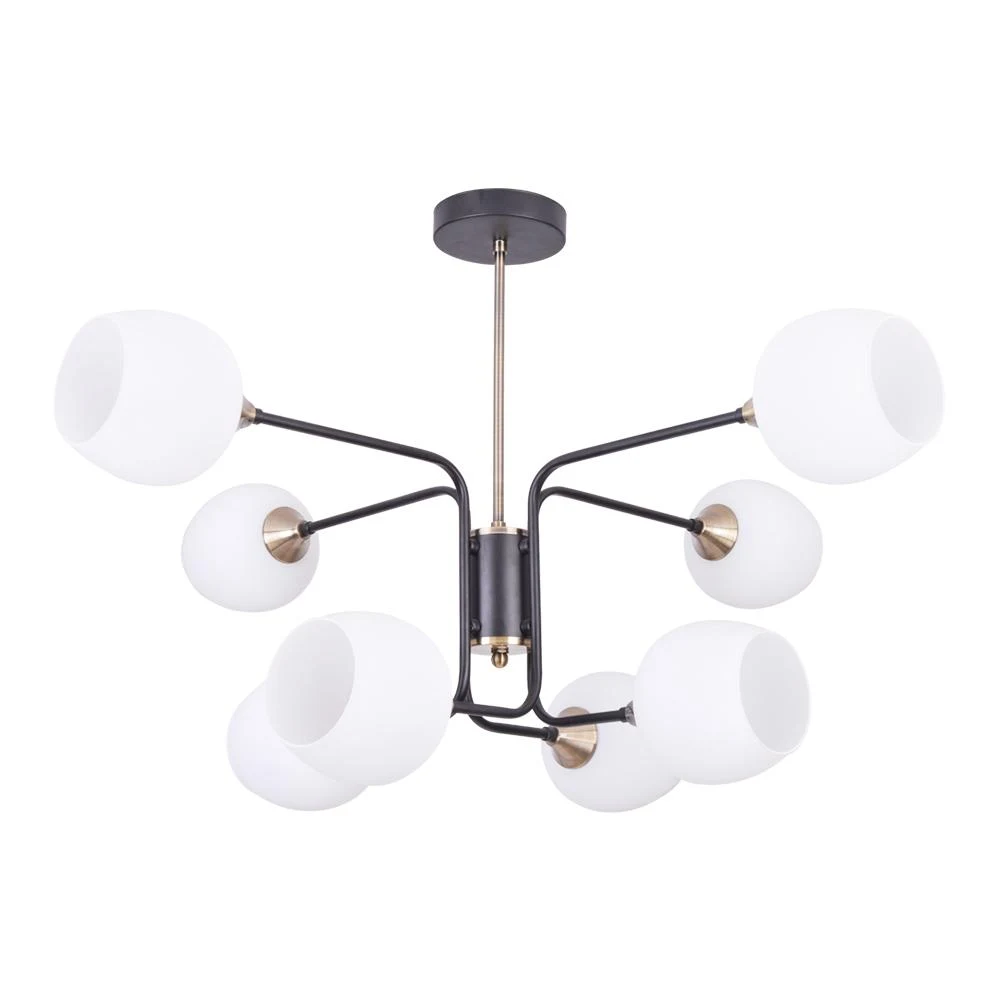 Люстра на штанге ARTE Lamp SKAT A3564PL-8BK