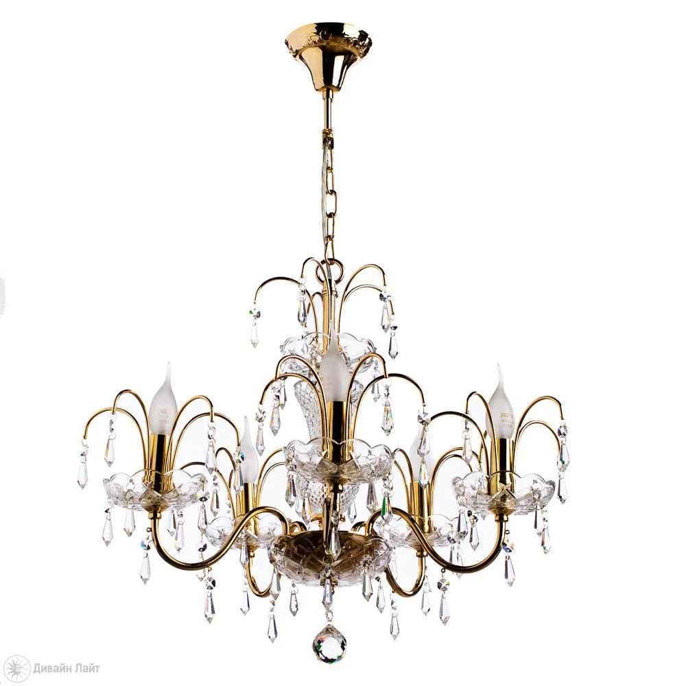 Подвесная люстра ARTE Lamp Sparkles A3054LM-5GO