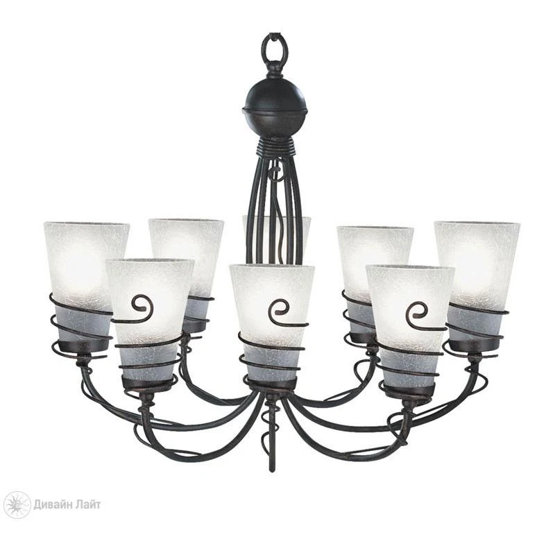 Подвесная люстра ARTE Lamp SPIRAL A9051LM-8BR