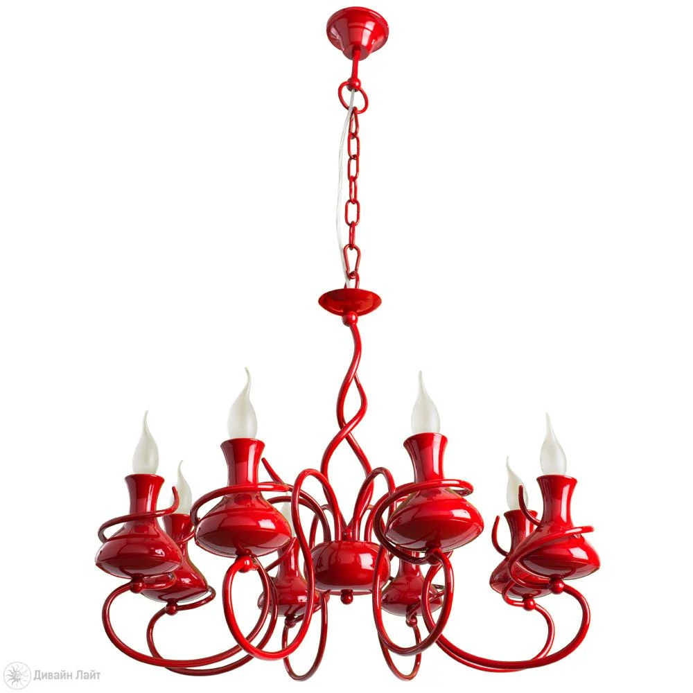 Подвесная люстра ARTE Lamp VASO A6819LM-8RD