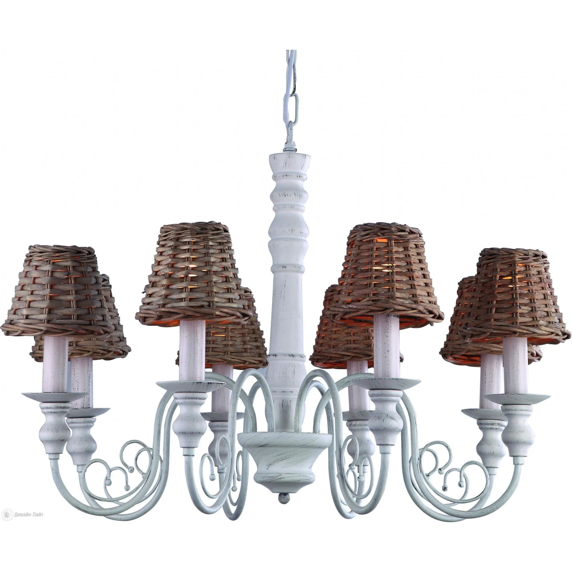 Подвесная люстра ARTE Lamp Villaggio A3400LM-8BR