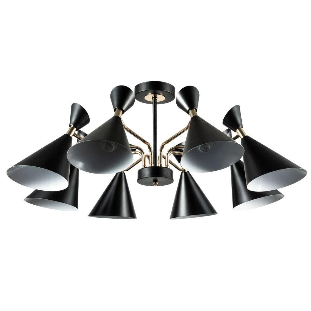 Люстра на штанге ARTE Lamp Wellington A2711PL-8BK