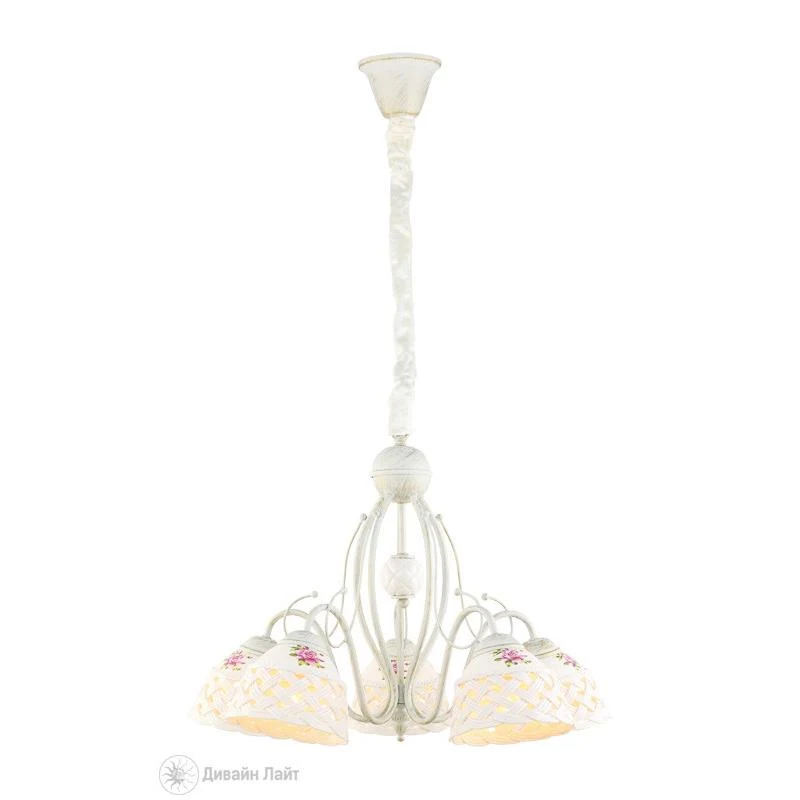 Подвесная люстра ARTE Lamp WICKER A6616LM-5WG