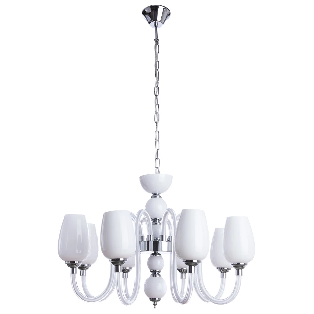 Подвесная люстра Arte Lamp LAVINIA A1404LM-8WH