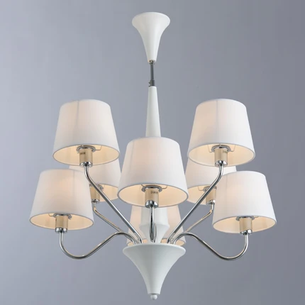 Люстра на штанге Arte Lamp GRACIA A1528LM-8WH