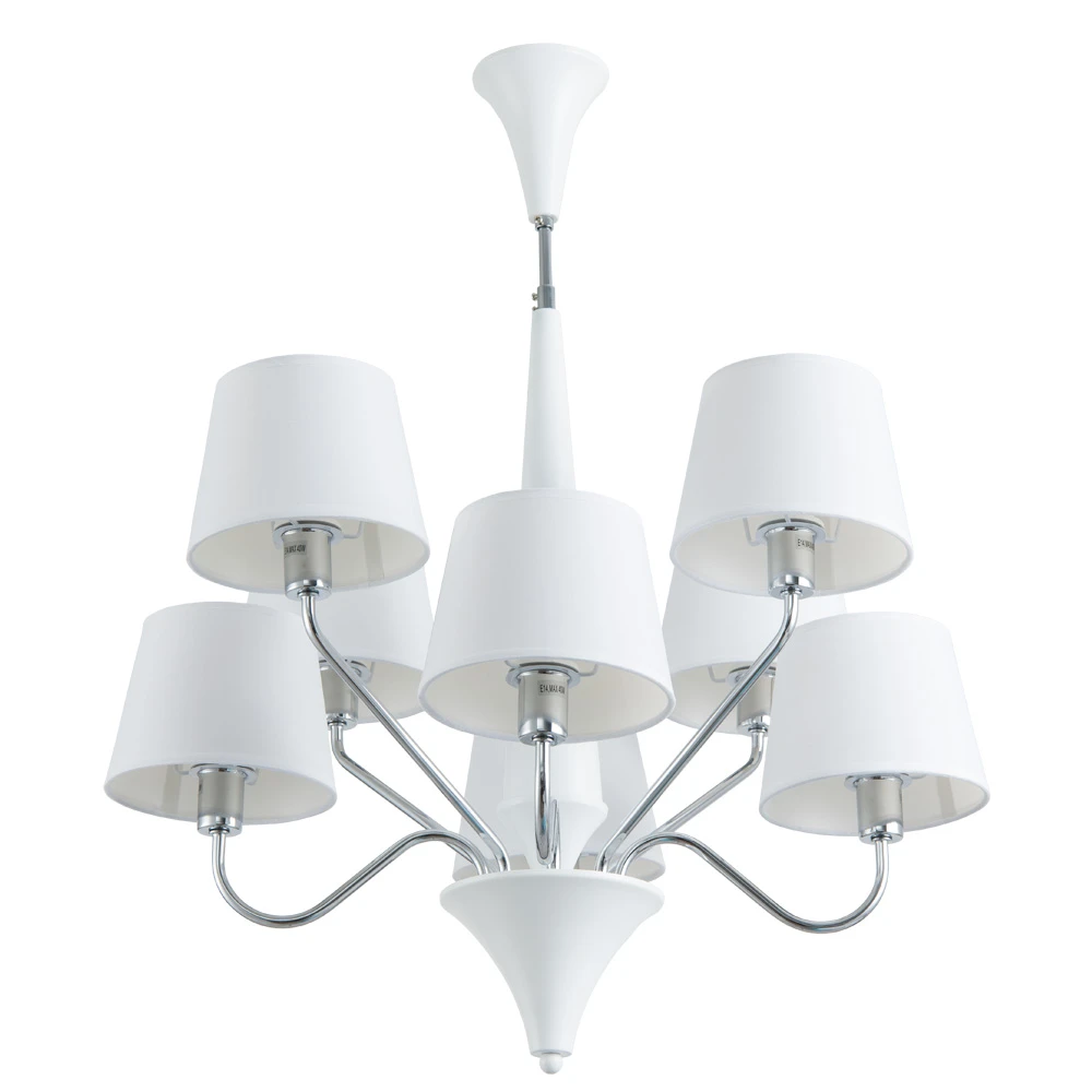 Люстра на штанге Arte Lamp GRACIA A1528LM-8WH