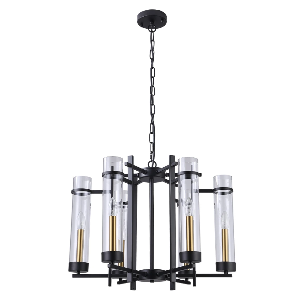 Подвесная люстра Arte Lamp HUGO A1688LM-6BK