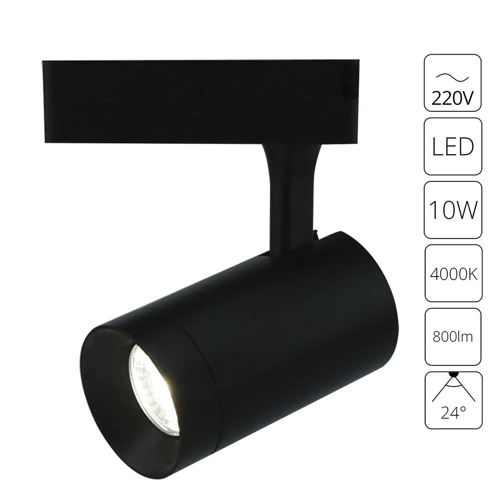 Трековый светильник Arte Lamp SOFFITTO A1710PL-1BK