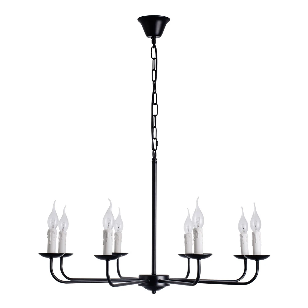 Подвесная люстра Arte Lamp GRAFF A1857LM-8BK
