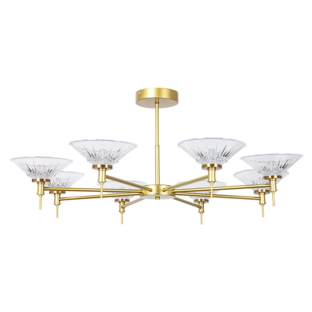 Люстра на штанге Arte Lamp ALESSIA A2076PL-8GO