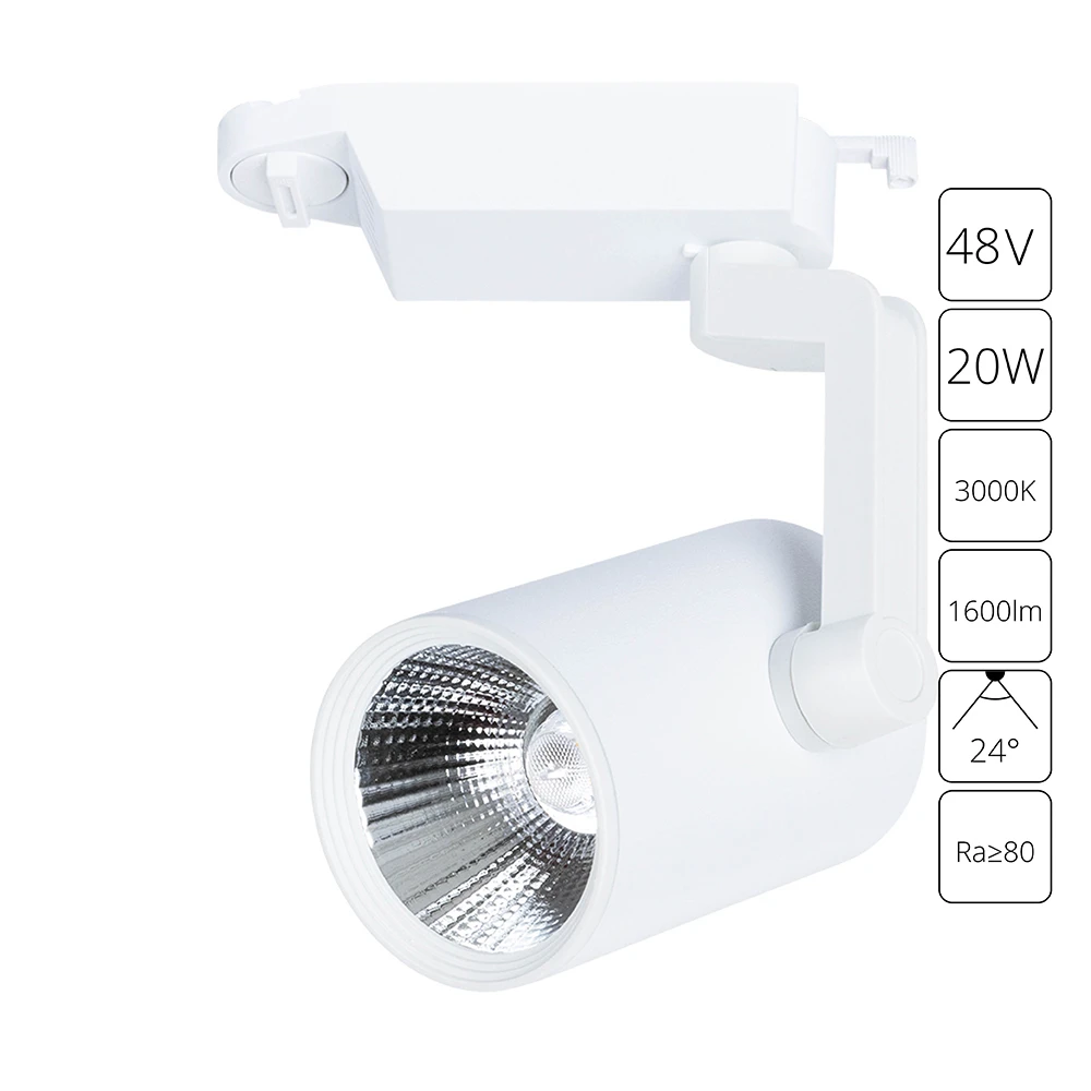 Трековый светильник Arte Lamp TRACCIA A2321PL-1WH