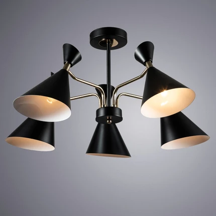 Потолочная люстра Arte Lamp WELLINGTON A2711PL-5BK
