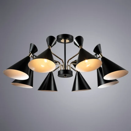 Потолочная люстра Arte Lamp WELLINGTON A2711PL-8BK