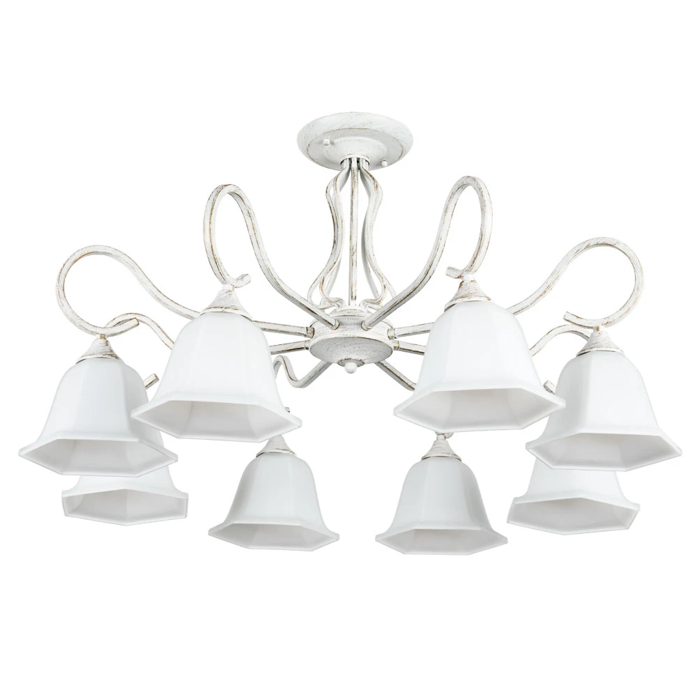 Потолочная люстра Arte Lamp MERRY A2714PL-8WG