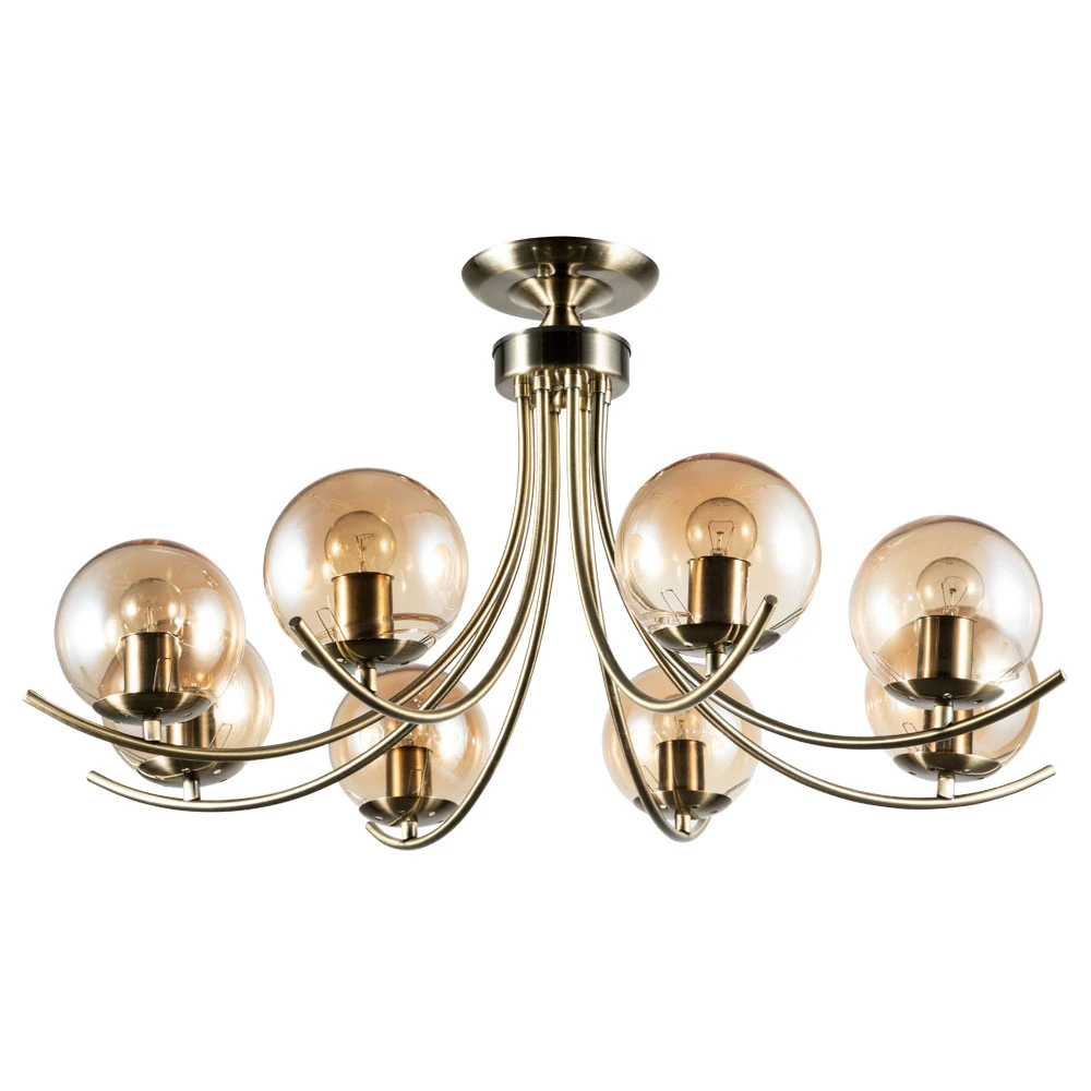 Потолочная люстра Arte Lamp SCARLETT A2715PL-8AB
