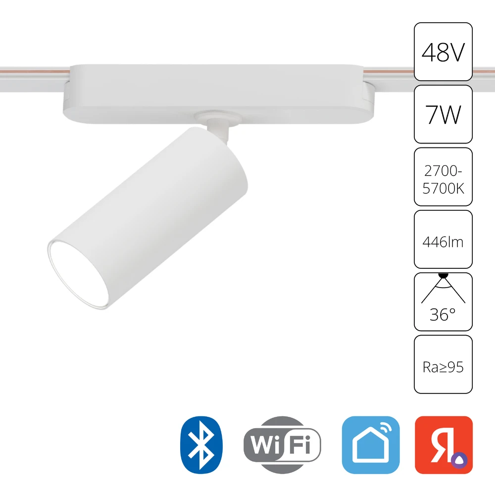 Магнитный трековый светильник Arte Lamp RAPID SMART A2956PL-1WH