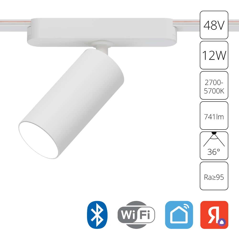Магнитный трековый светильник Arte Lamp RAPID SMART A2958PL-1WH