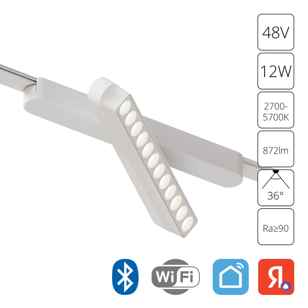 Магнитный трековый светильник Arte Lamp RAPID SMART A2961PL-1WH