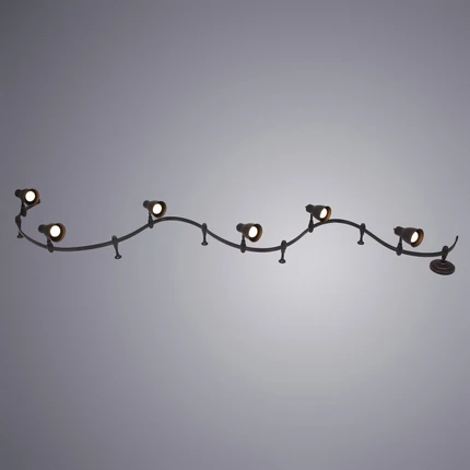 Готовая трековая система Arte Lamp RAILS A3058PL-6BK