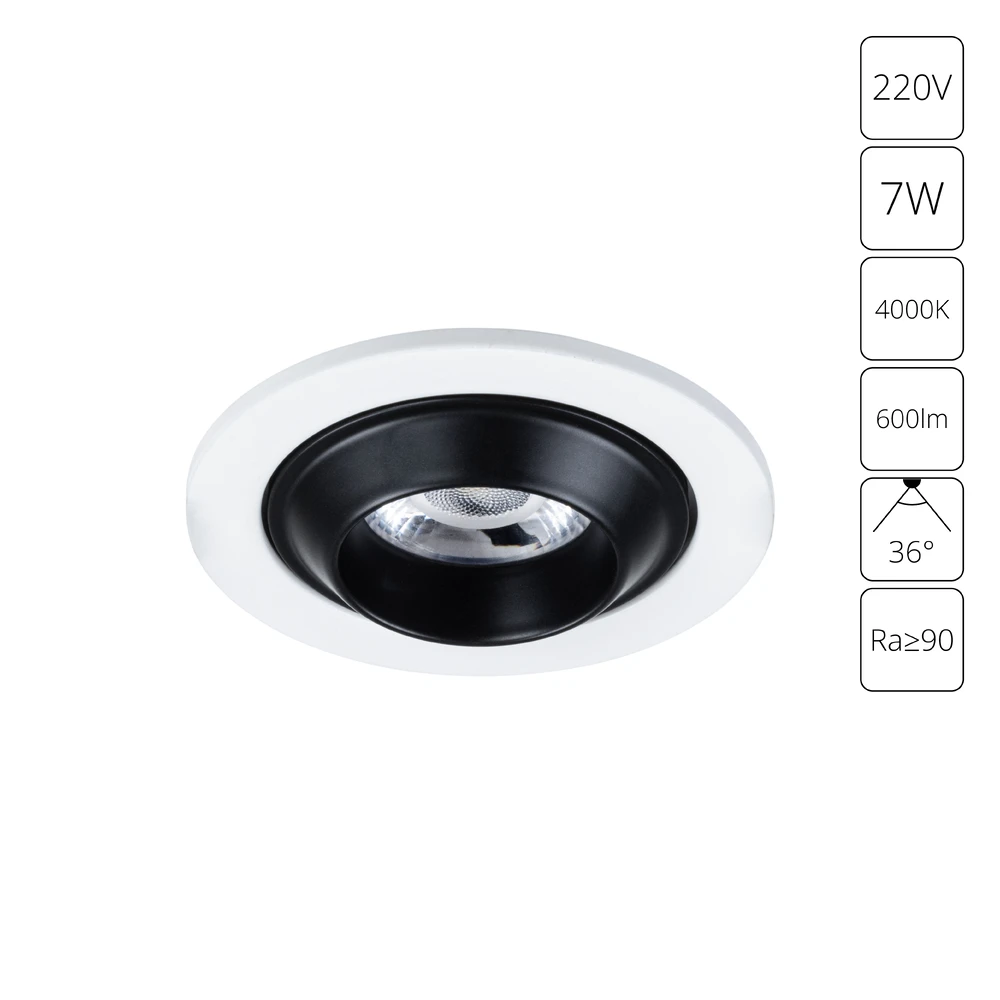 Точечный встраиваемый светильник Arte Lamp UVA A3317PL-1WH