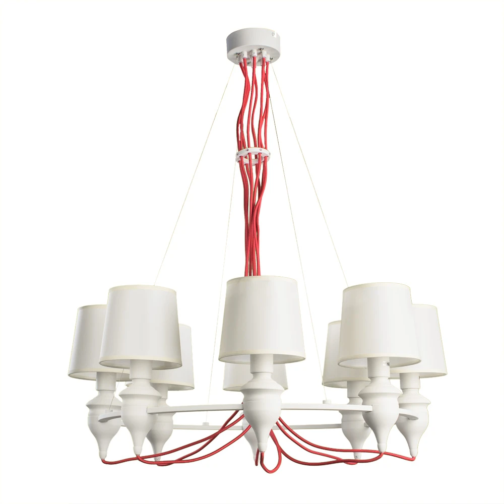Подвесная люстра Arte Lamp SERGIO A3325LM-8WH