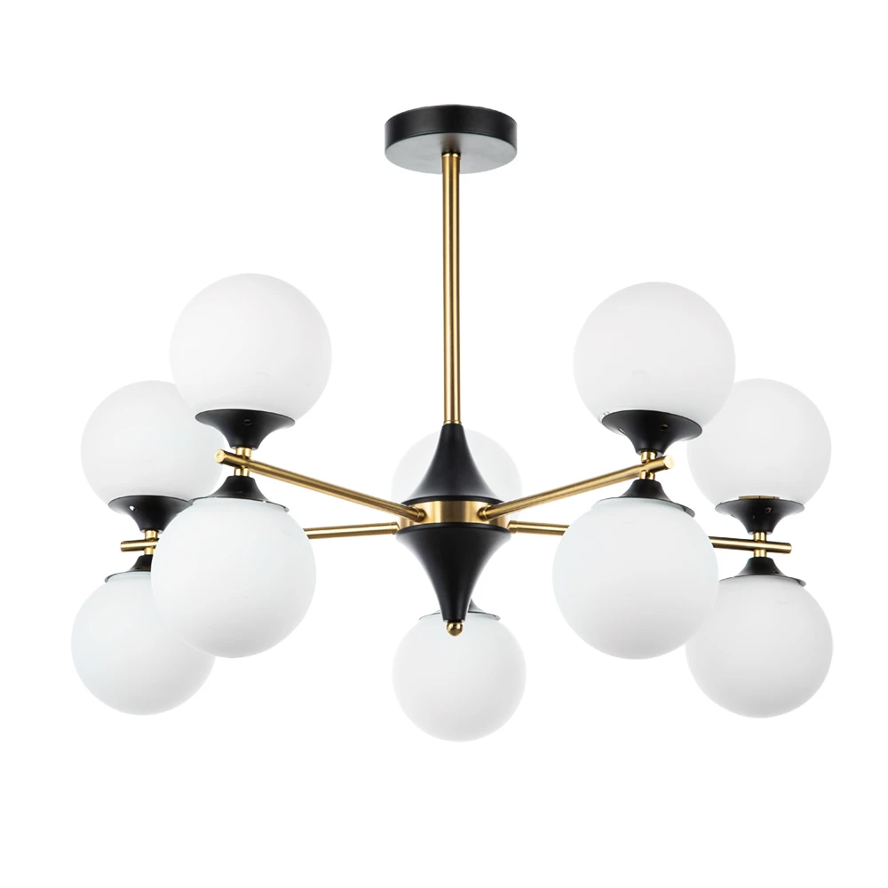 Люстра на штанге Arte Lamp MIMOSA A3649PL-10PB