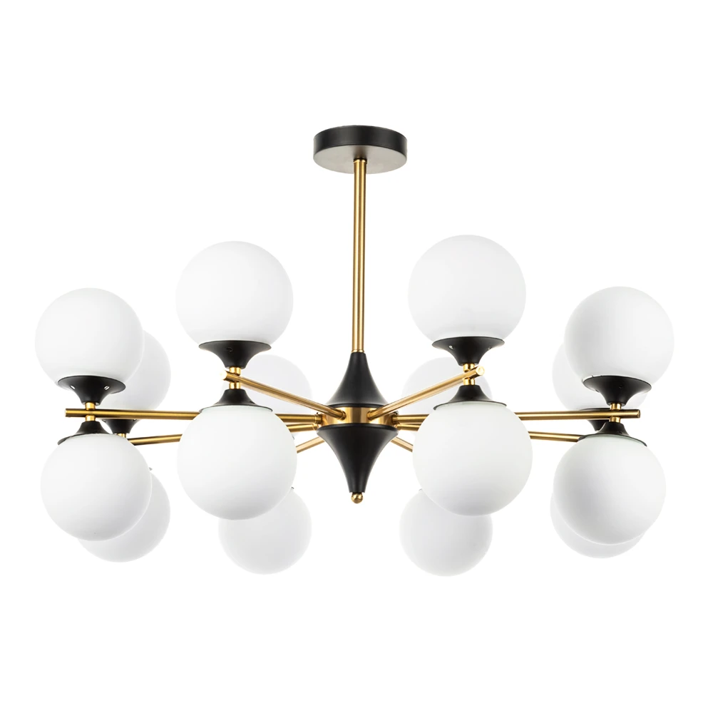 Люстра на штанге Arte Lamp MIMOSA A3649PL-16PB