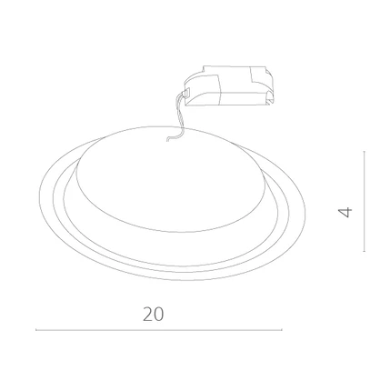 Точечный встраиваемый светильник Arte Lamp RAGGIO A4215PL-1WH