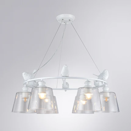 Подвесная люстра Arte Lamp PASSERO A4289LM-6WH