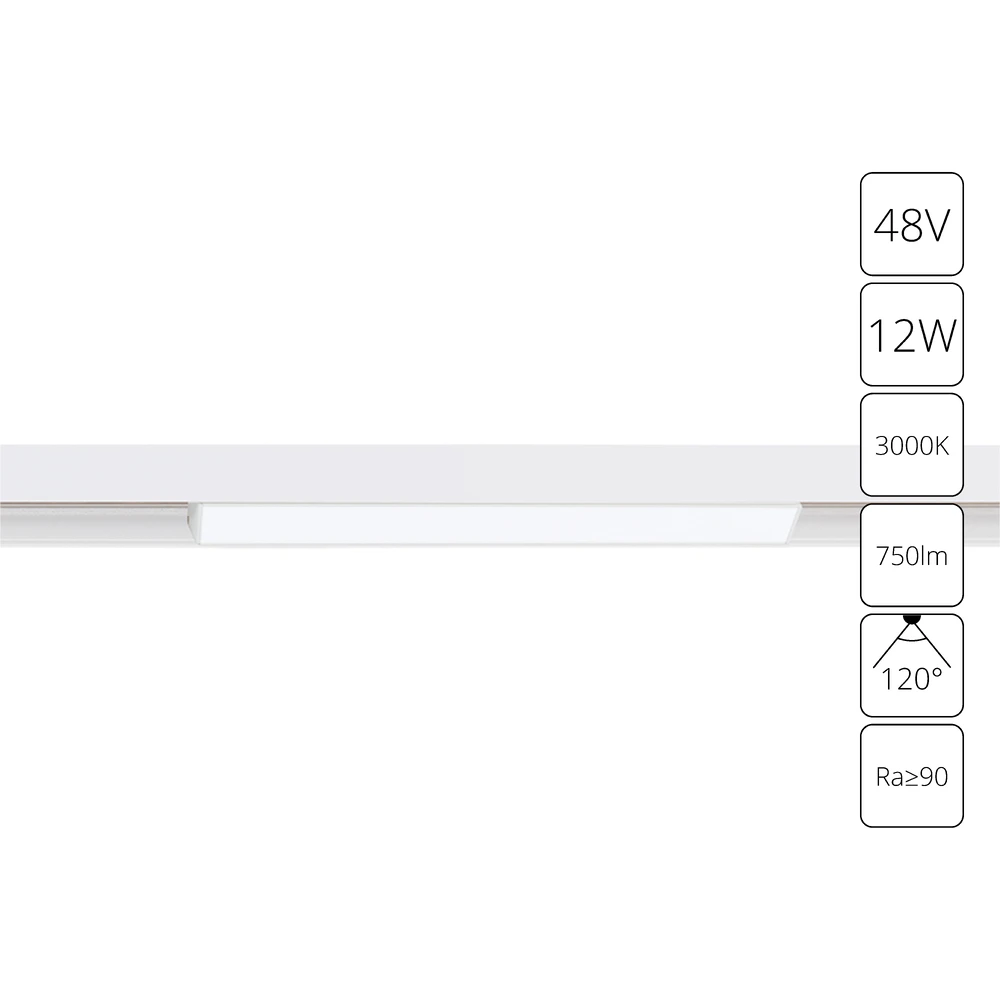 Магнитный трековый светильник Arte Lamp LINEA A4642PL-1WH