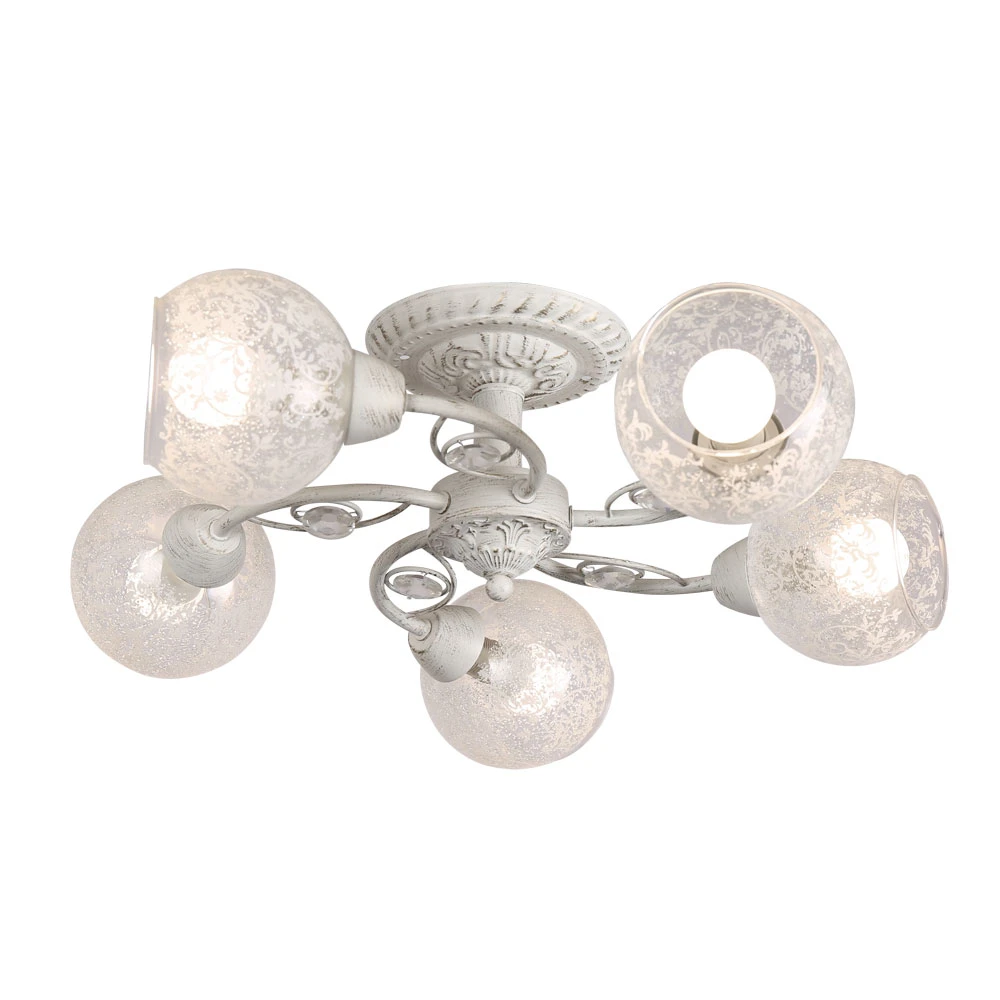 Потолочная люстра Arte Lamp CRISTY A5028PL-5WH