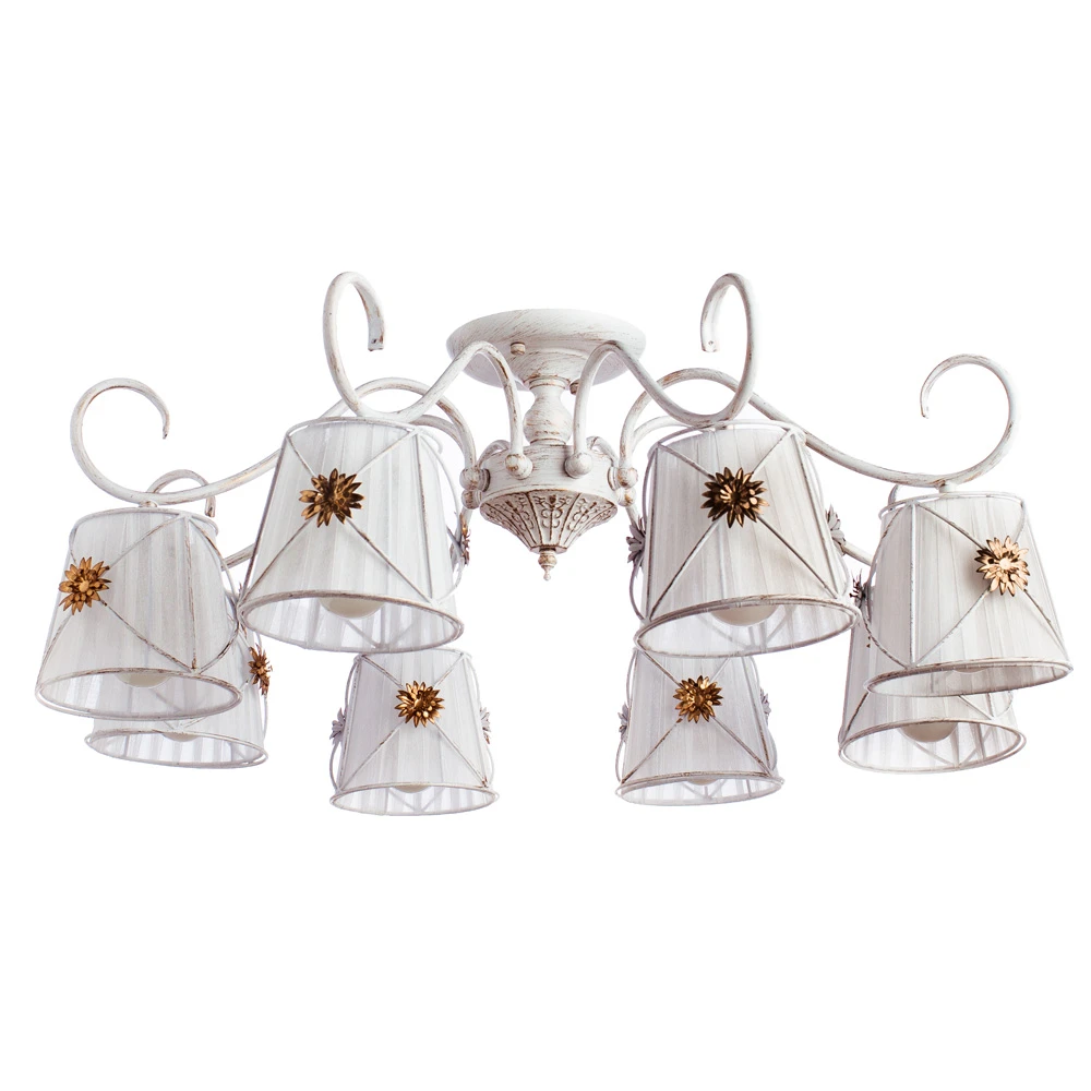 Потолочная люстра Arte Lamp FORTUNA A5495PL-8WG
