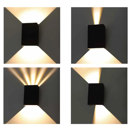 Фасадный светильник Arte Lamp ALGOL A5640AL-2BK