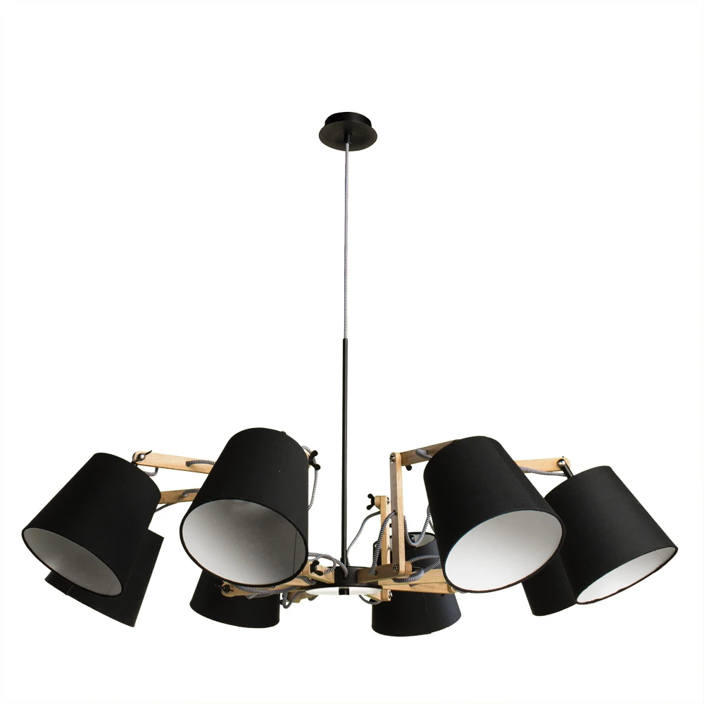 Подвесная люстра Arte Lamp PINOCCHIO A5700LM-8BK