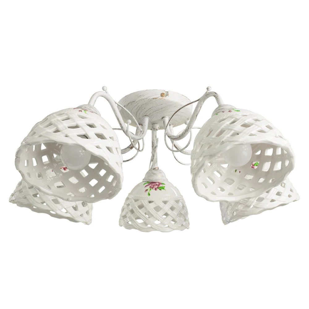 Потолочная люстра Arte Lamp WICKER A6616PL-5WG
