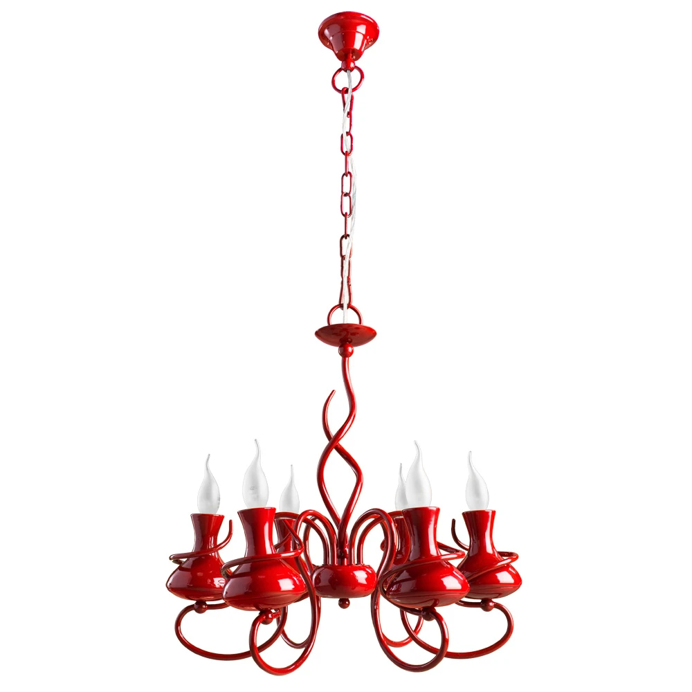 Подвесная люстра Arte Lamp VASO A6819LM-6RD