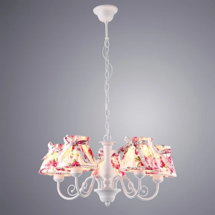 Подвесная люстра Arte Lamp MARGHERITA A7021LM-5WH