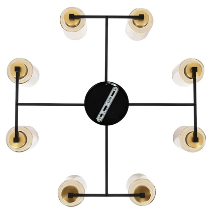 Потолочная люстра Arte Lamp LEO A7027PL-8BK